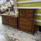 2PC TRIPLE DRESSER AND TALL CHEST