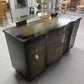 3PC MID CENTURY DRESSER MIRROR AND TALL CHEST