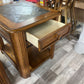 PAIR OF SIDE TABLES WITH DRAWER