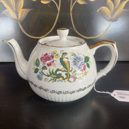 ENGLISH BIRDS & FLOWERS TEA POT
