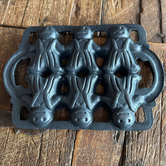 Cast Iron Gingerbread Mold