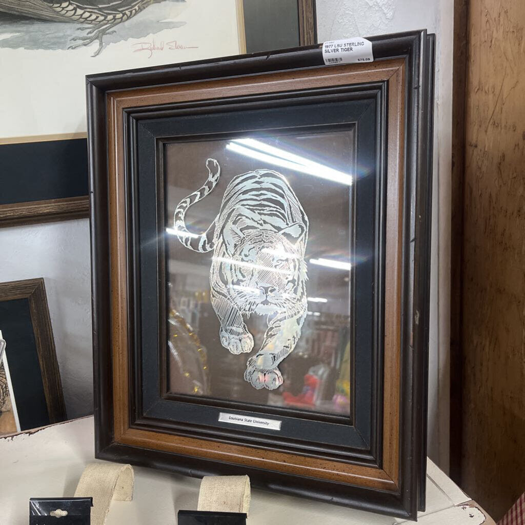 1977 LSU STERLING SILVER TIGER