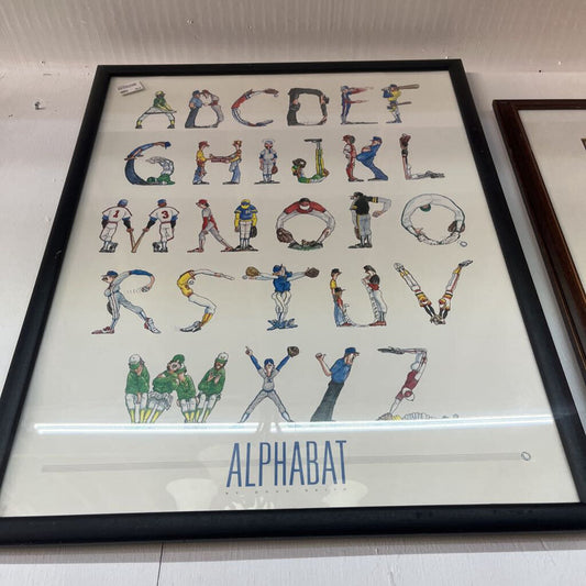 ALPHABAT FRAMED PRINT BY DOUG KEITH