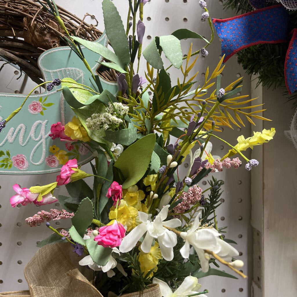 HELLO SPRING WREATH