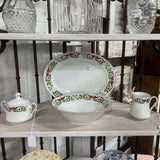 5PC CHRISTMAS CHINA SERVING SET