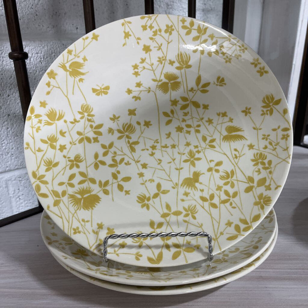 SET OF 3 OLD IRONSTONE SHEFFIELD DINNER PLATES