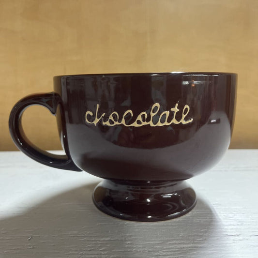 LARGE BROWN CHOCOLATE MUG