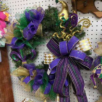 MARDI GRAS WREATH