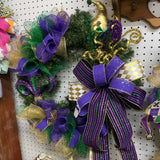 MARDI GRAS WREATH
