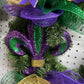 MARDI GRAS WREATH