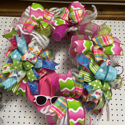 SUMMER FLIP FLOP WREATH