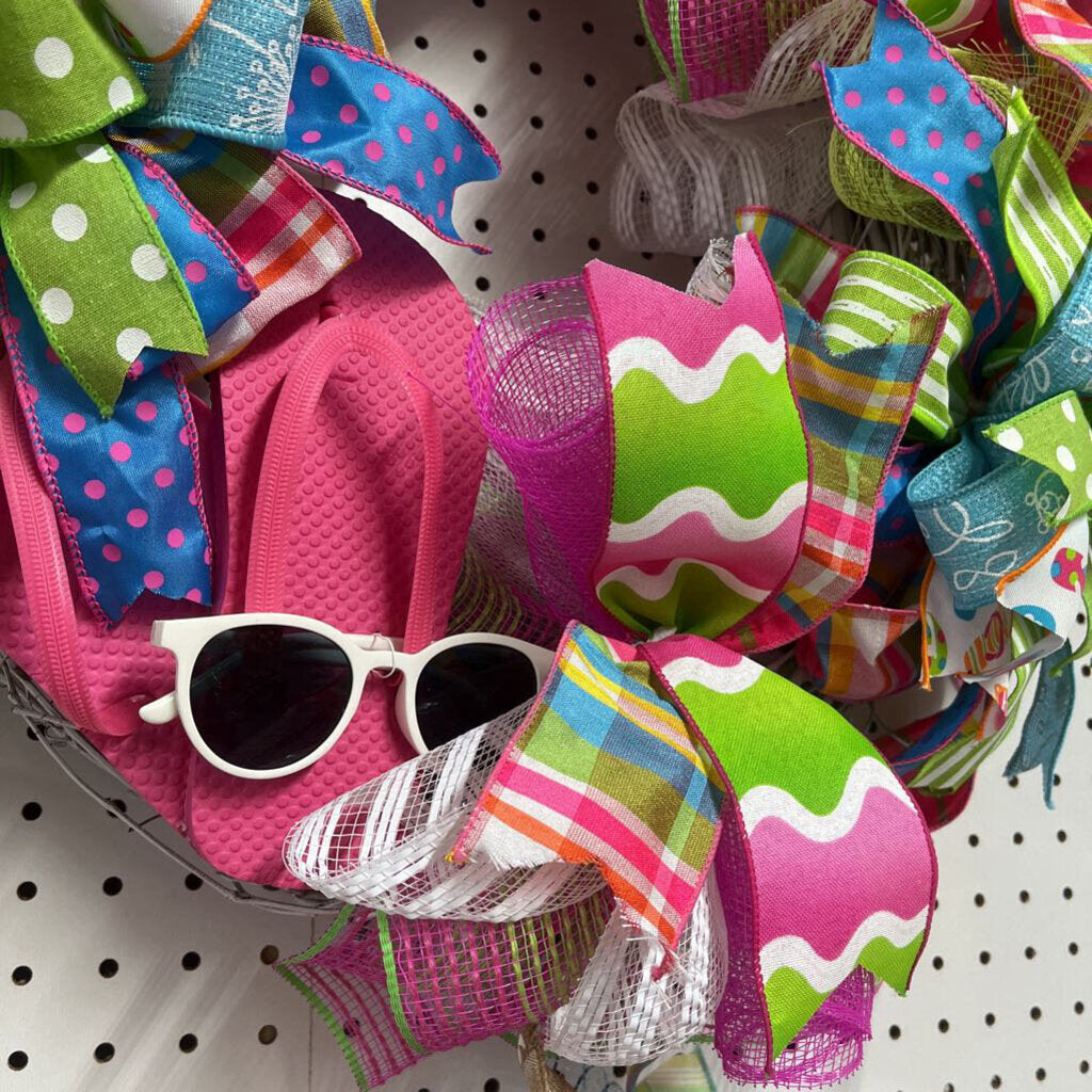 SUMMER FLIP FLOP WREATH