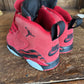 KIDS RED/BLACK JORDANS HIGH TOPS SZ 5
