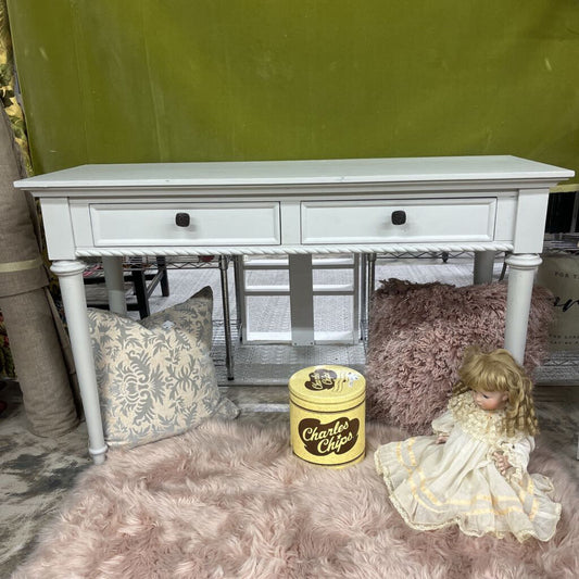 LARGE CONSOLE TABLE WITH 2 DRAWERS