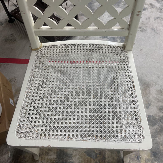 WHITE WICKER CHAIRS