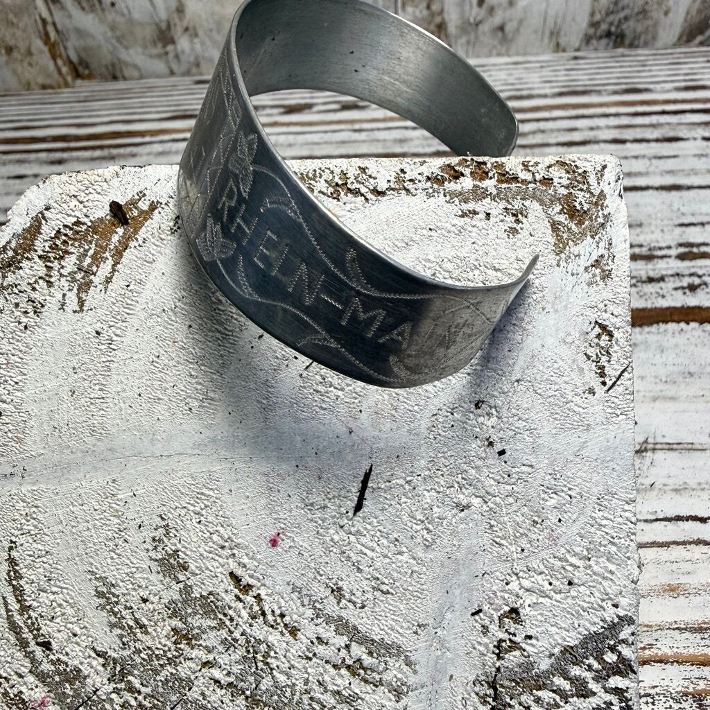 1947 Rhein Main Germany Military Cuff Bracelet