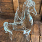 HAND BLOWN ART GLASS STALLION