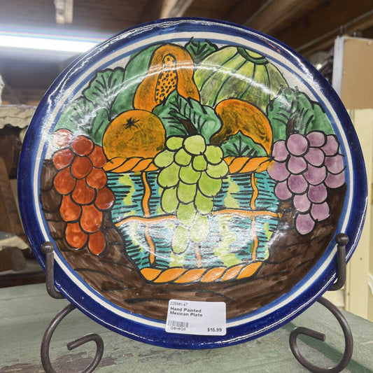 HAND PAINTED MEXICAN PLATE