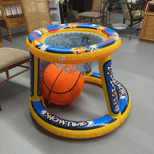 Inflatable Pool Basketball - Floating Net & Ball