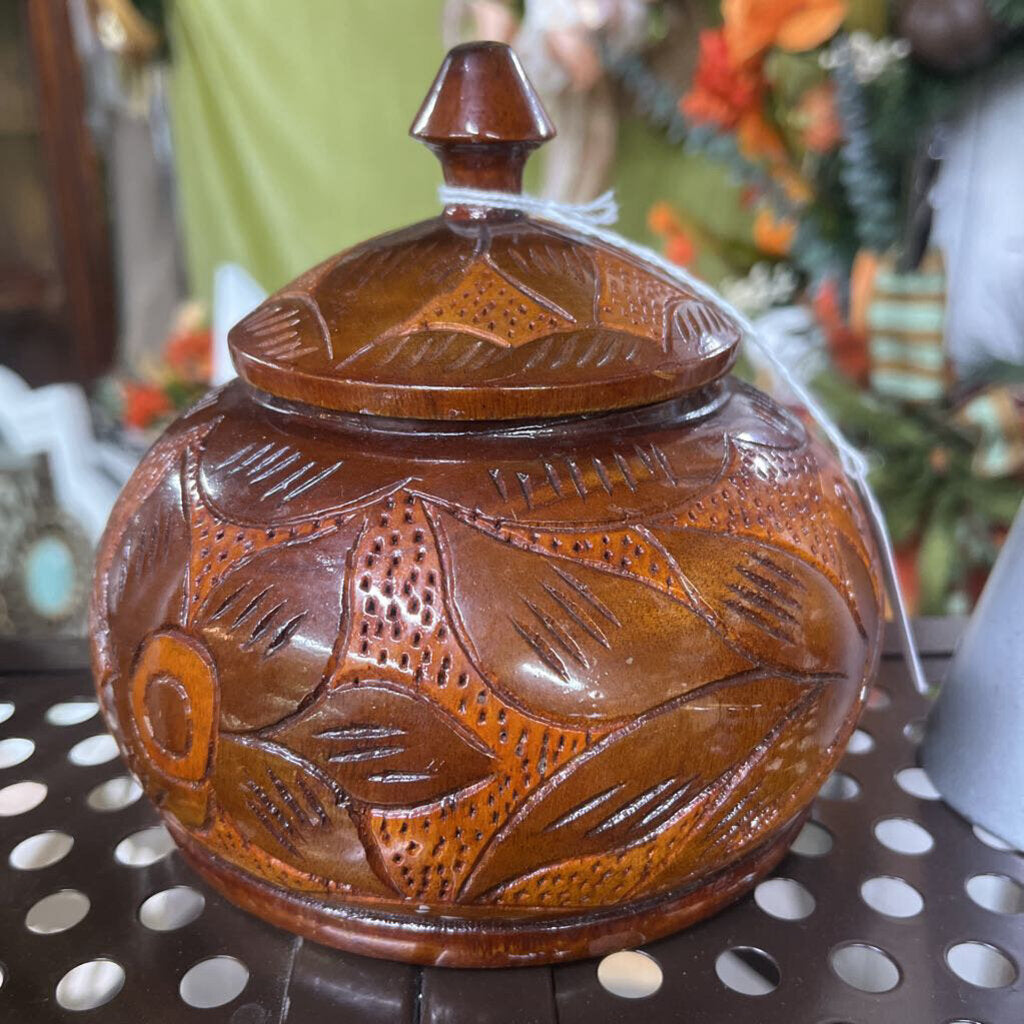 Wooden Hand Carved Trinket