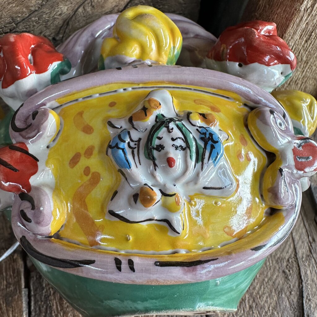 Italian Terra Cotta Mini Basket
