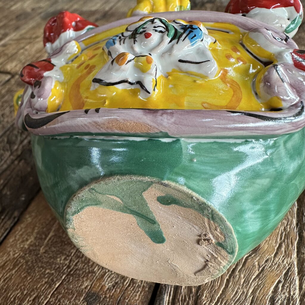 Italian Terra Cotta Mini Basket