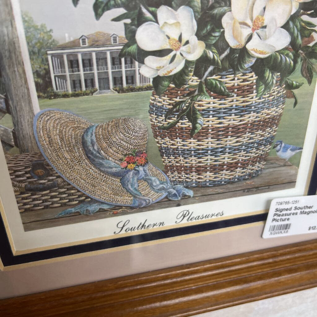 Signed Souther Pleasures Magnolia Picture