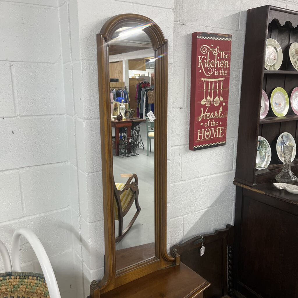 2 PC ARCHED MIRROR W CONSOLE CURIO