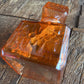Orange Square Diamond Glass Decanter