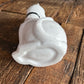 Empoli Art Glass Milk Glass Cat Decanter