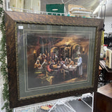 LARGE "LAST SUPPER" FRAMED ART