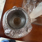 BROWN FOLK ART PIG CANDLEHOLDER