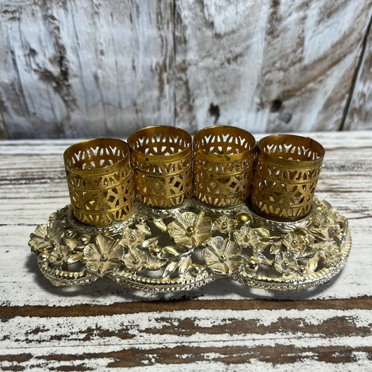 MCM Hollywood Regency Golden Gilt Lipstick Holder