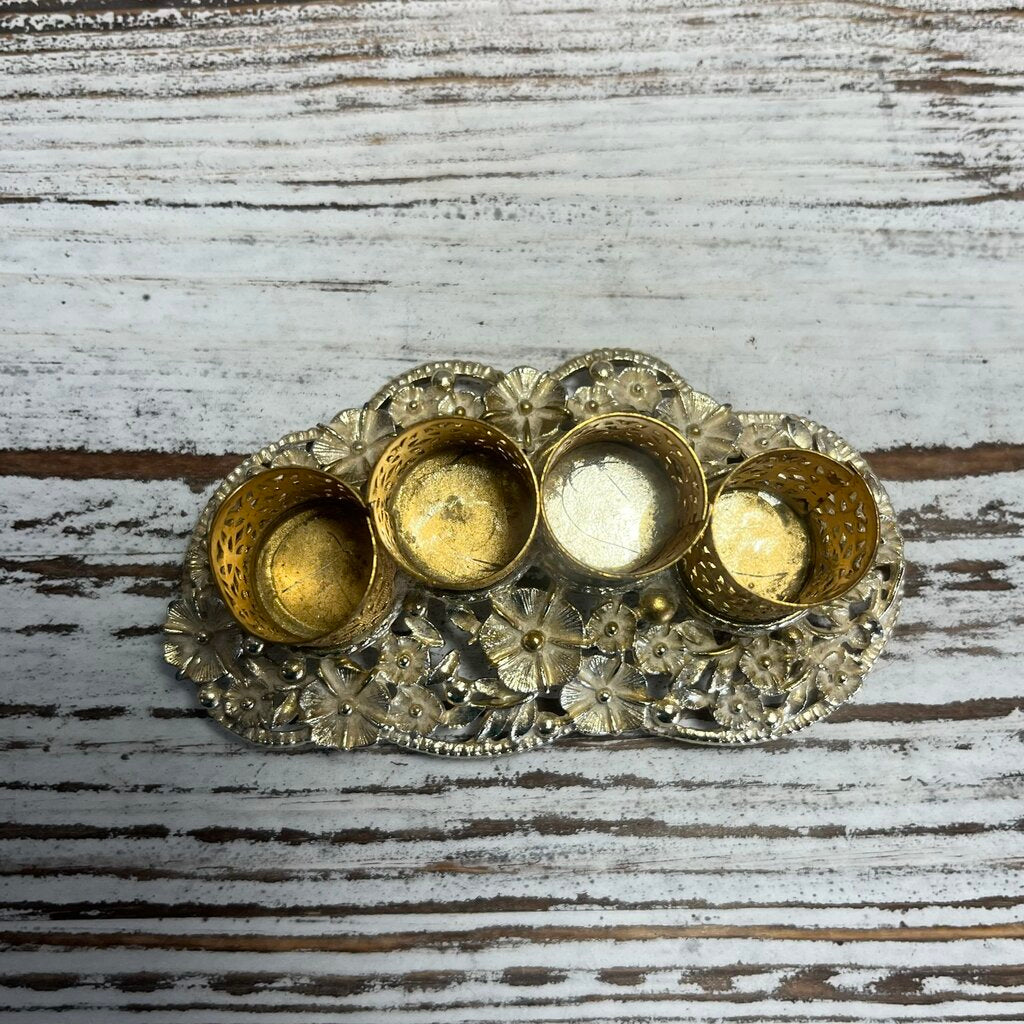 MCM Hollywood Regency Golden Gilt Lipstick Holder