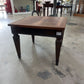 TABLE STAINED TOP BLACK LEGS