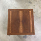 TABLE STAINED TOP BLACK LEGS