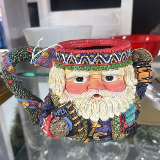 Hand Painted Santa Mug