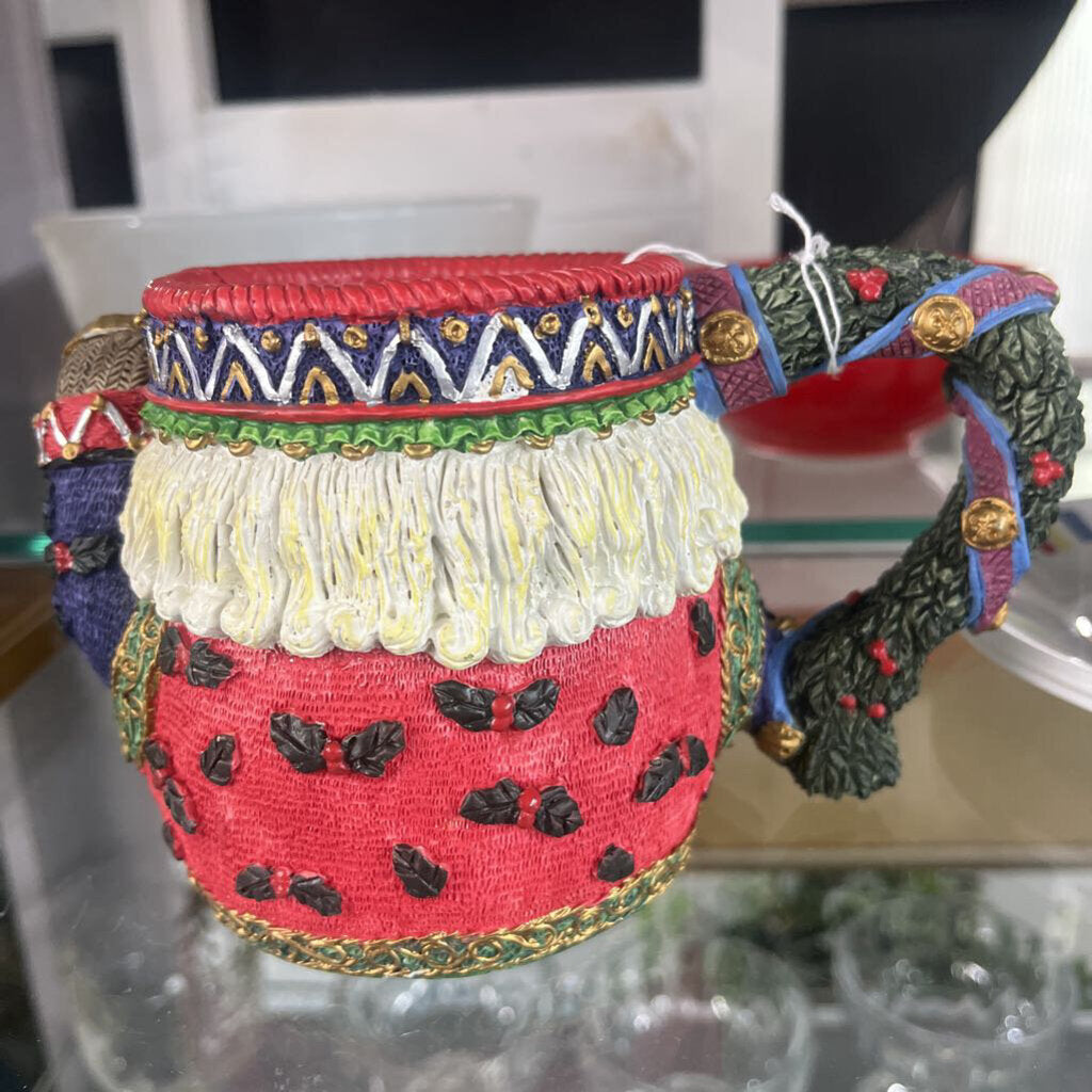 HAND PAINTED SANTA MUG