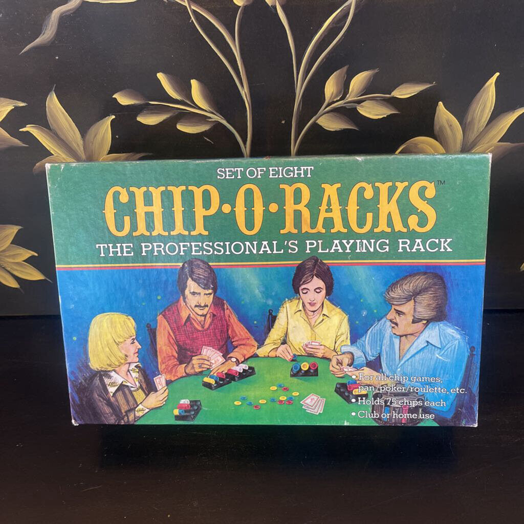 VINTAGE 1977 CHIP-O-RACKS (SET OF 8 IN BOX)