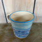 POTTERY MUG W/ FISH -BLUE