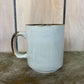 VINTAGE STONEWARE HAND-PAINTED MUG W/FLOWER