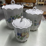 JAY IMPORT COMPANY 3pc CANISTER SET