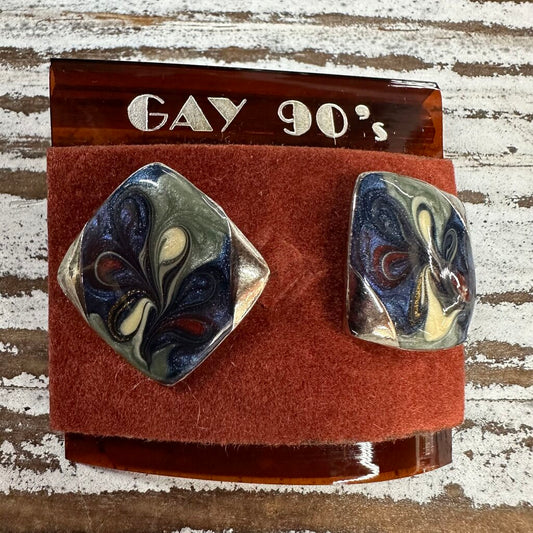 New Old Stock Gay 90's Earrings on Card