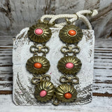 NEW ROBERT ROSE PINK/CORAL STONE BRACELET