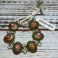 NEW ROBERT ROSE PINK/CORAL STONE BRACELET