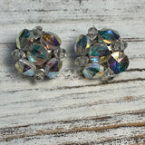 VTG AB CYRSTAL CLIP EARRINGS
