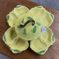 LEMONY YELLOW CALIFORNIA POTTERY LAZY SUZY 6 PC