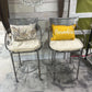 Pair Arhaus Metal Garden Chairs