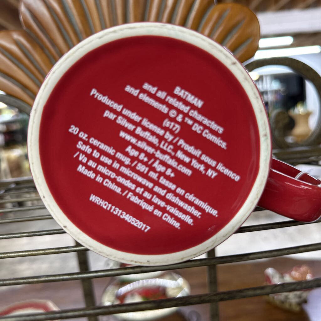 Red Batman Character Mug 20 oz