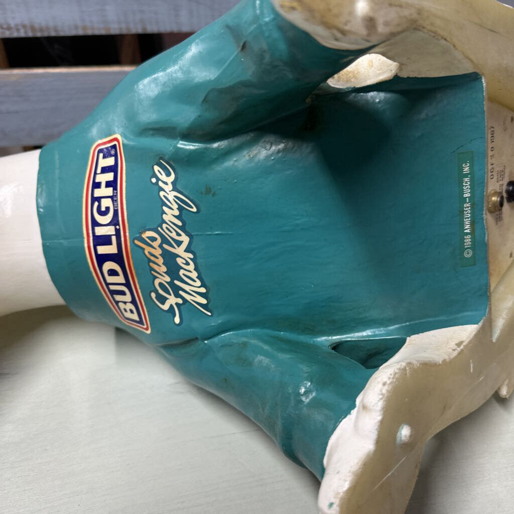 1987 SPUDS MAKENZIE BAR LIGHT. WORKS!